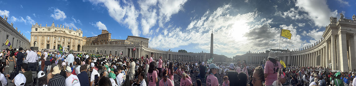 Jubilee of Youth 2025 Crowd in St. Peter's Square