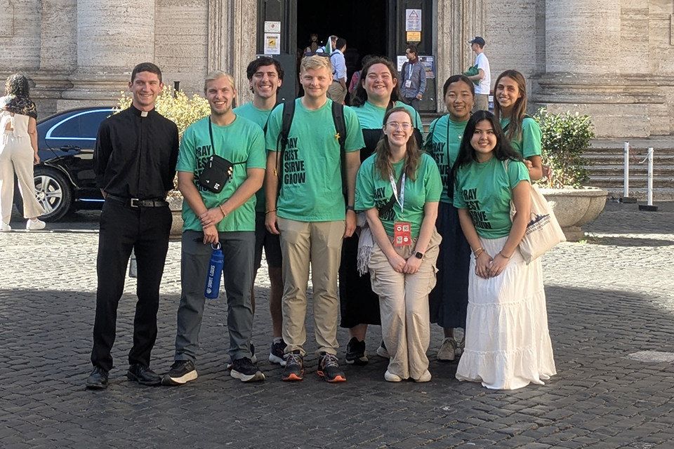 SLU students in Rome for Jubilee 2025 SLU students in Rome for Jubilee 2025